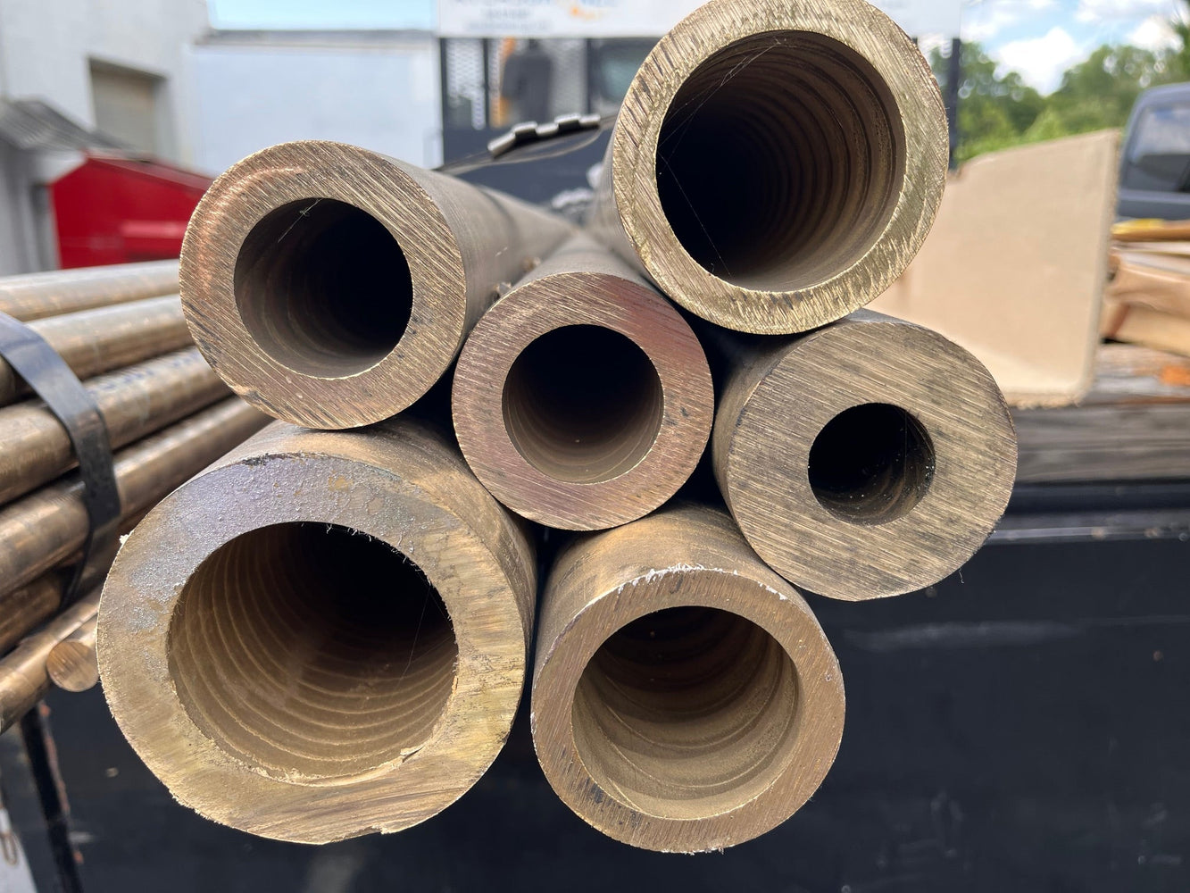 C95400 Cored Bar| 2-1/2"ID x 3-1/2"OD  Oversized To Finish