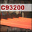 C93200 Round Bar| 1/2" Outside Diameter (SAE 660) Oversized To Finish