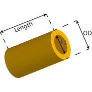 SAE841 Cored Bar | 1/2"ID x 2"OD x 6-1/2"L