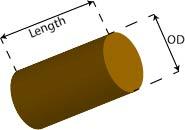 SAE863 Solid Bar| 2-7/8" Diameter x 5"L